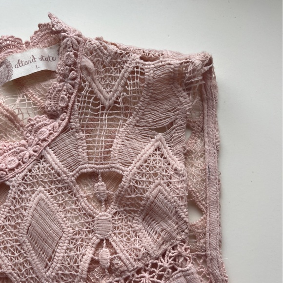 Altar’d State Boho Sleeveless Light Pink Tunic/Dress - Picture 7 of 12